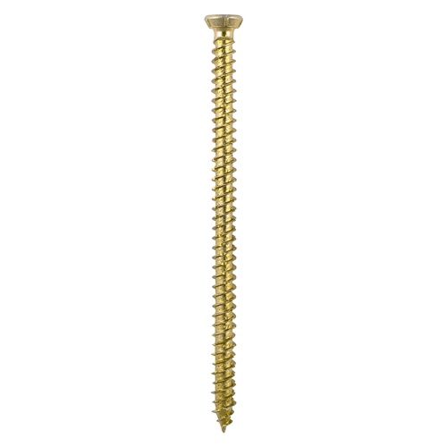 Timco Concrete Screws 7.5 x 180 - TX - Flat Countersunk - Yellow