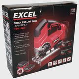 Excel 18V Cordless Jigsaw with 1 x 5.0Ah Battery & Charger EXL581B
