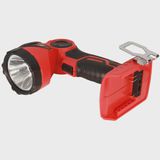Excel 18V Cordless LED Flashlight Torch with 1 x 5.0Ah Battery & Charger