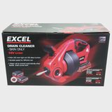 Excel 18V Cordless Drain Cleaner with 2 x 5.0Ah Battery & Charger