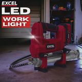 Excel 18V Cordless Grease Gun with 1 x 5.0Ah Battery & Charger