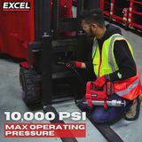 Excel 18V Cordless Grease Gun with 2 x 5.0Ah Battery & Charger