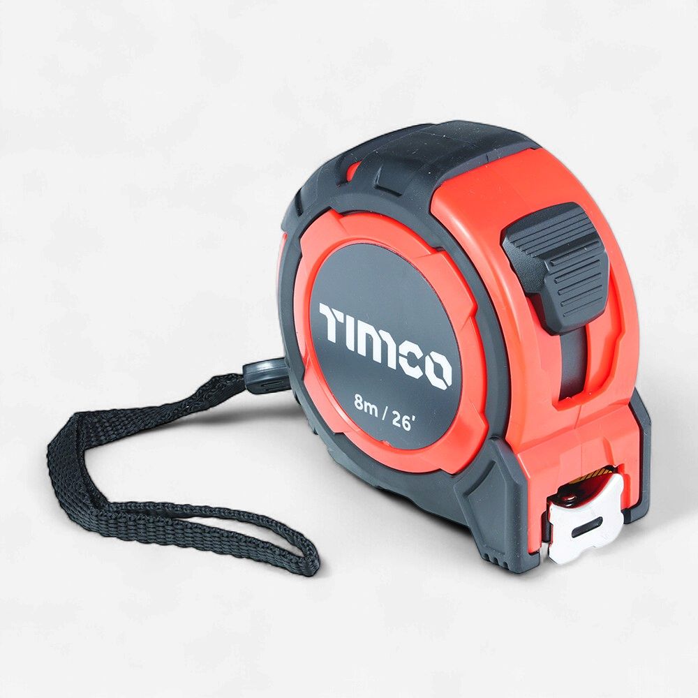 Timco Tape Measure 8m/26ft x 25mm