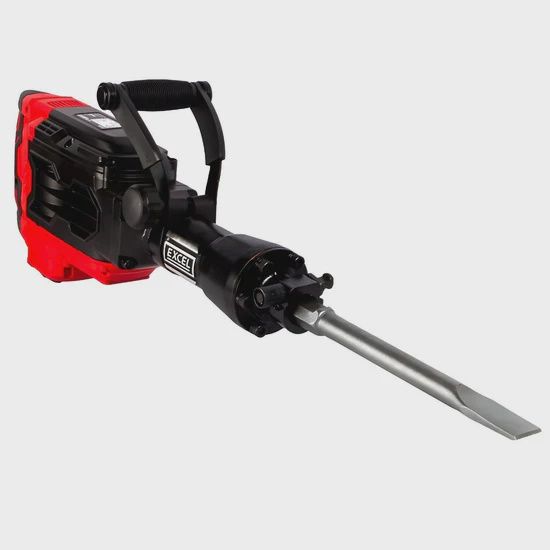 Excel 1700W 55J Hex Shank Demolition Hammer Breaker 230V with Case & Chisels