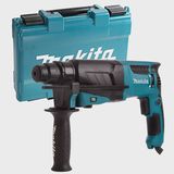Makita HR2630/2 3 Mode SDS+ Rotary Hammer Drill 240V With 17Pc SDS+ Drill Chisel Bit Set & 13mm Chuck