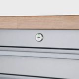 Excel 96" 24 Drawer Stainless Steel Tool Chest Heavy Duty Storage Cabinet