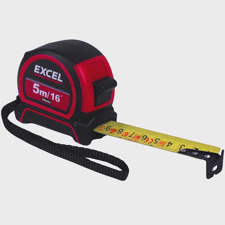 Excel PVC Tape Measure 5m/16ft Pack of 10
