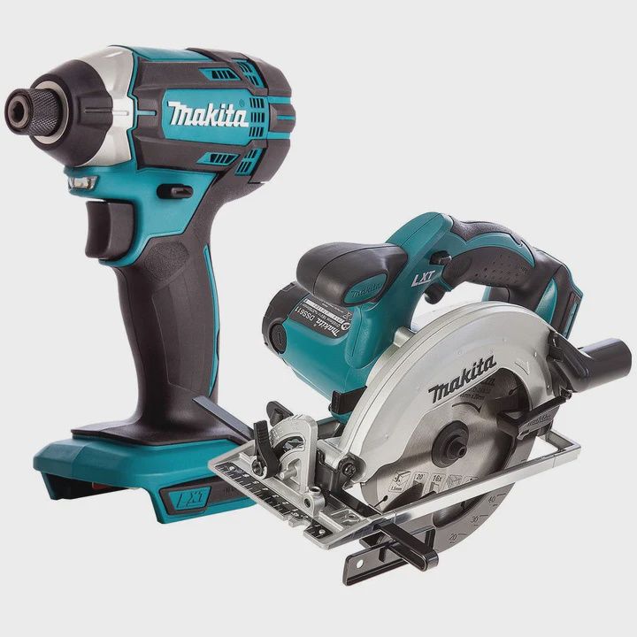 Makita 2 Piece 18V LXT Impact Driver & 165mm Circular Saw Body Only