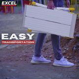 Excel 700 x 300mm Heavy Duty Multi Purpose Platform Work Bench Folding Hop Up Pack of 2