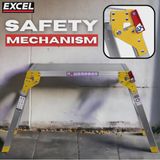 Excel 700 x 300mm Heavy Duty Multi Purpose Platform Work Bench Folding Hop Up Pack of 2