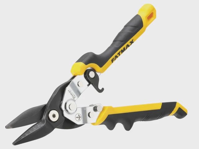 Stanley STA073756 FatMax® Yellow Ergo Aviation Snips Straight Cut 250mm (10in)
