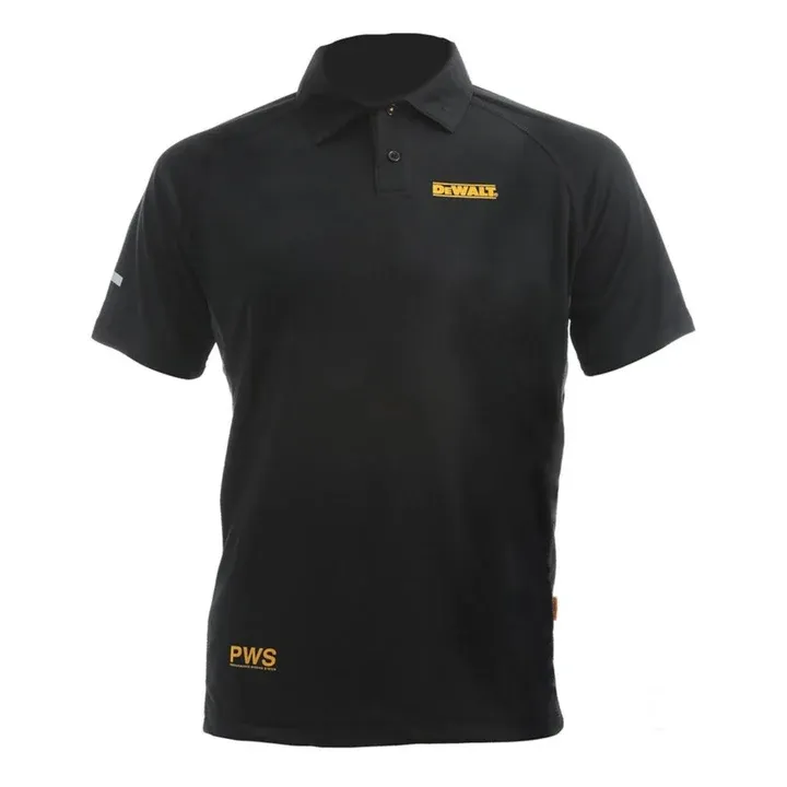 Dewalt Rutland Performance Polo Shirt Black - Size M
