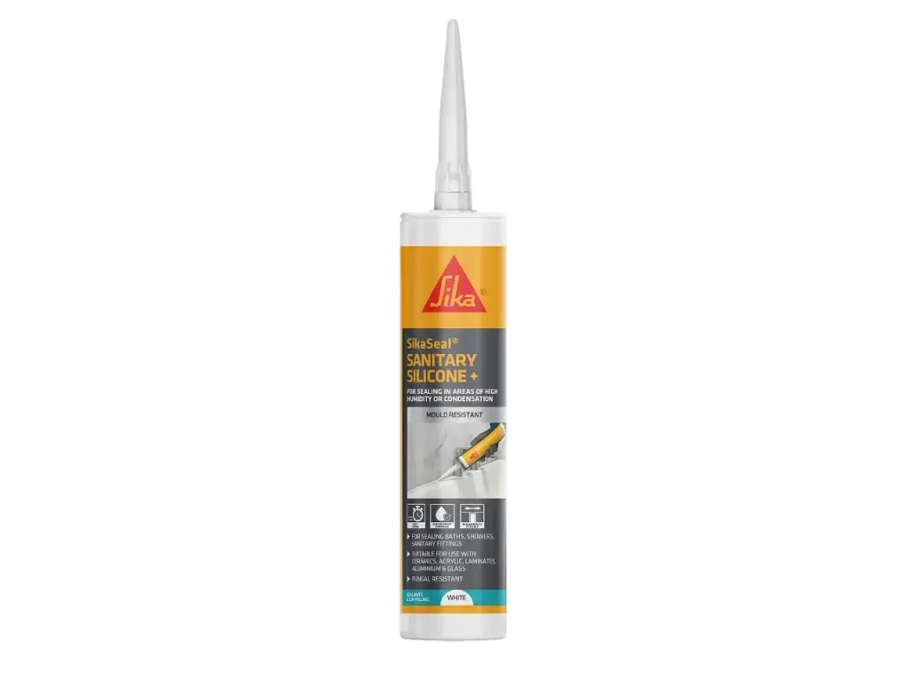Everbuild  EVB500WH Bath &amp; Sanitary Silicone White 310ml