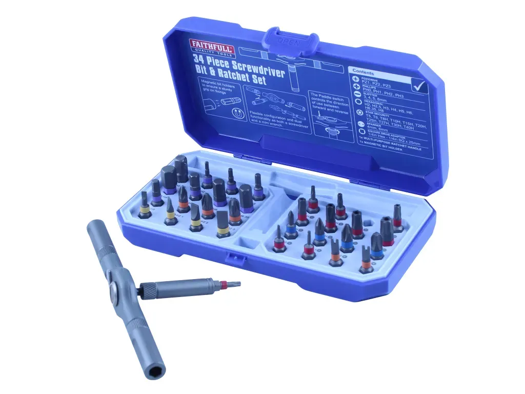 Faithfull  XMS26PALM Multi-Palm Ratchet Driver Set