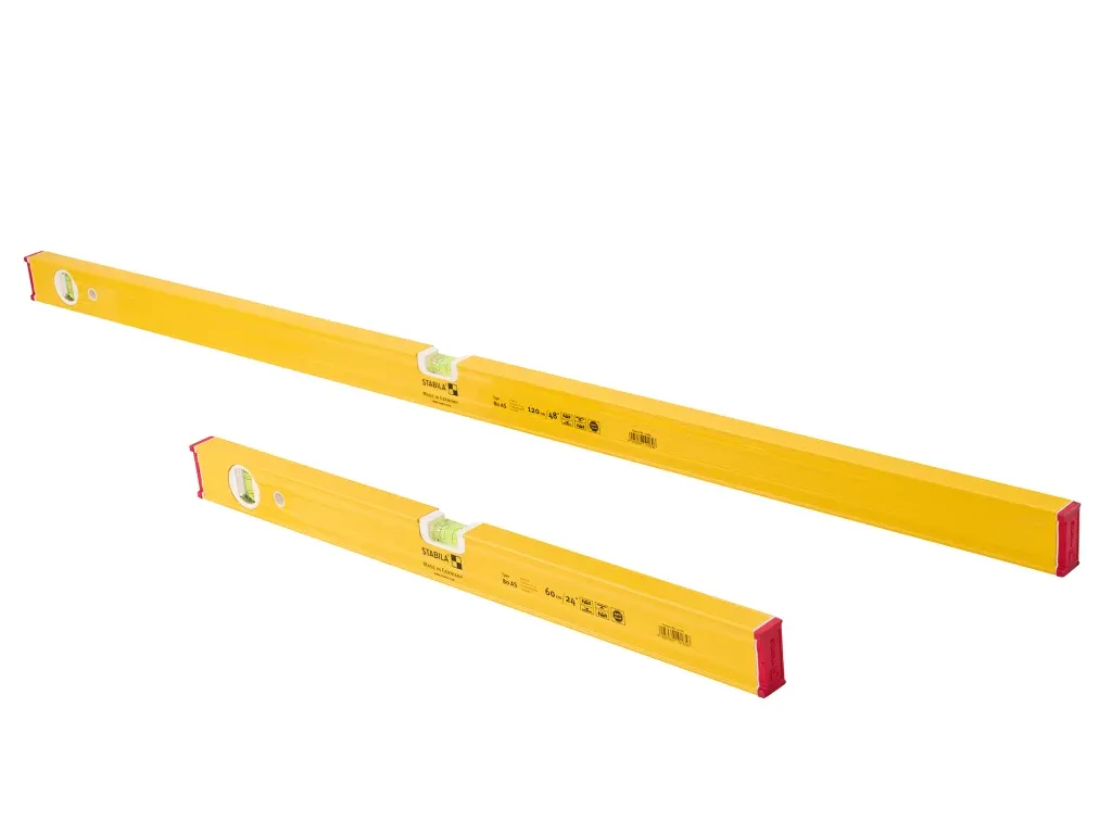 Stabila  XMS26STABILA 60 &amp; 120cm (2 &amp; 4ft) 80AS Level Twin Pack