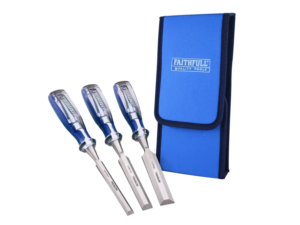 Faithfull  XMS26CHISEL3 3 Piece Chisel Set
