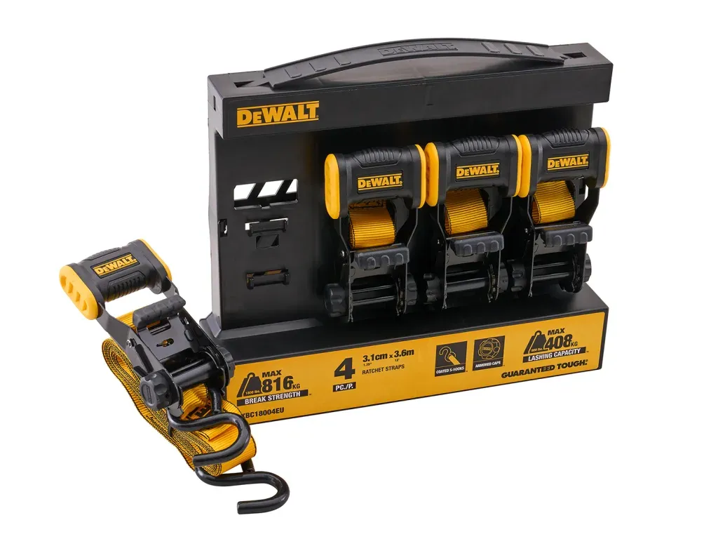 DeWalt  XMS26RATCHET 4 Piece Ratchet Strap Set
