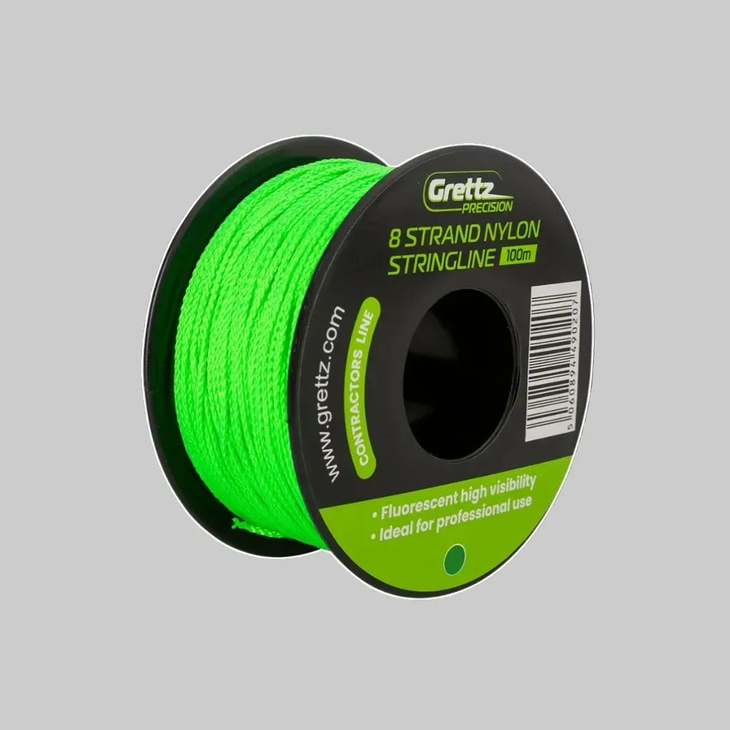 Grettz 100m 8 Braid Green Stringline