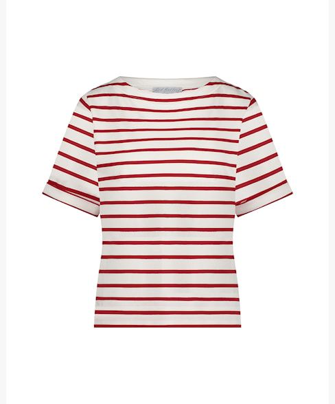 Terry Stripe, Color: Red, Size: S