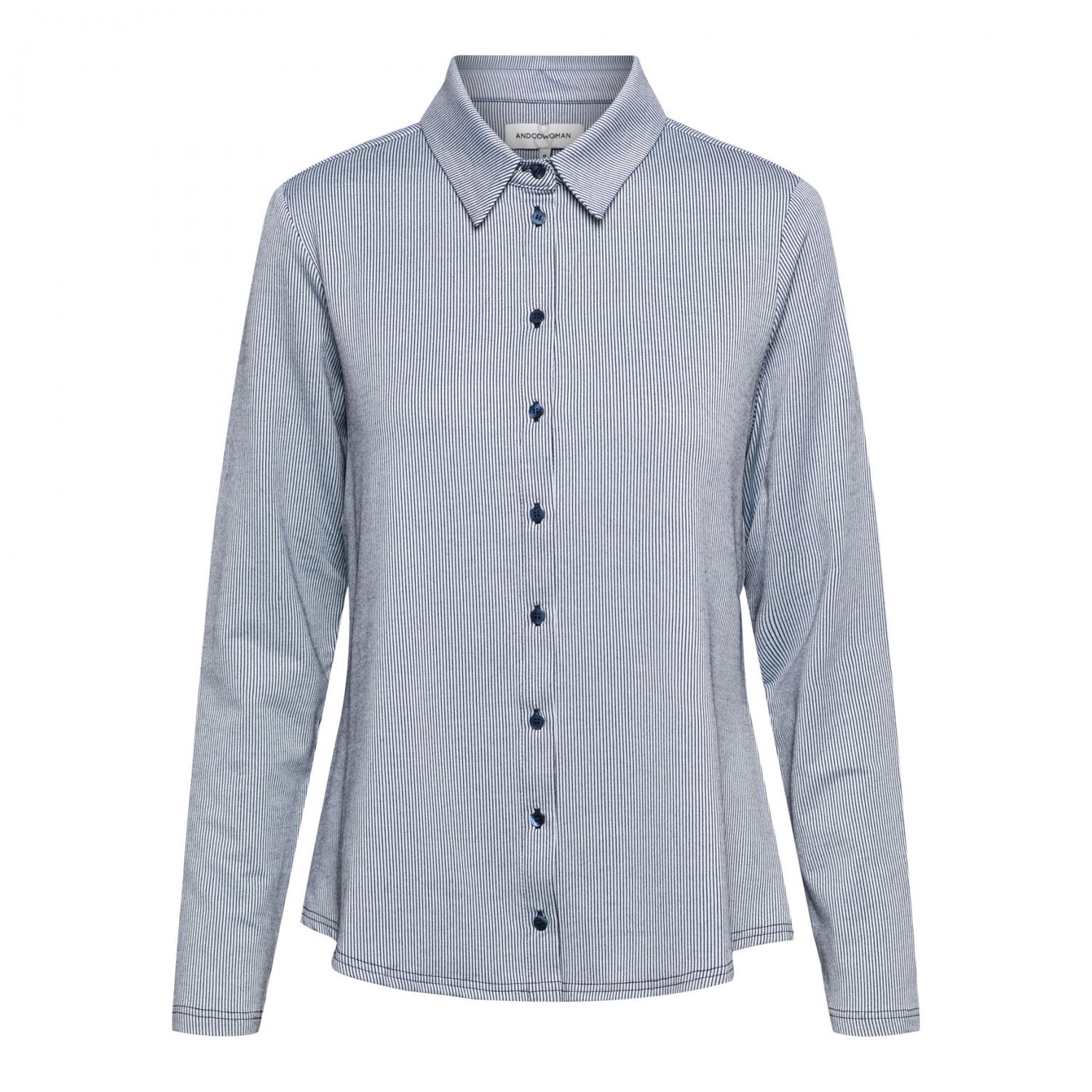 Lotte Stripe, Color: Navy White, Size: S