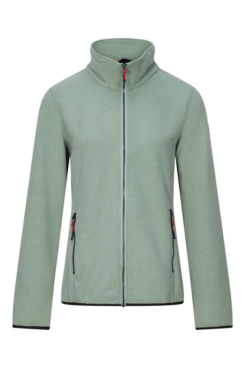 Anouk Fleece, Kleur: Green Melange, Maat: S