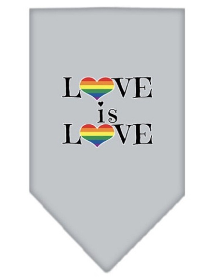 Bandana grå  love is love