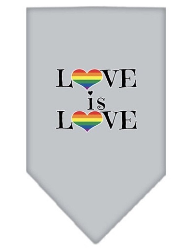 Bandana grå  love is love