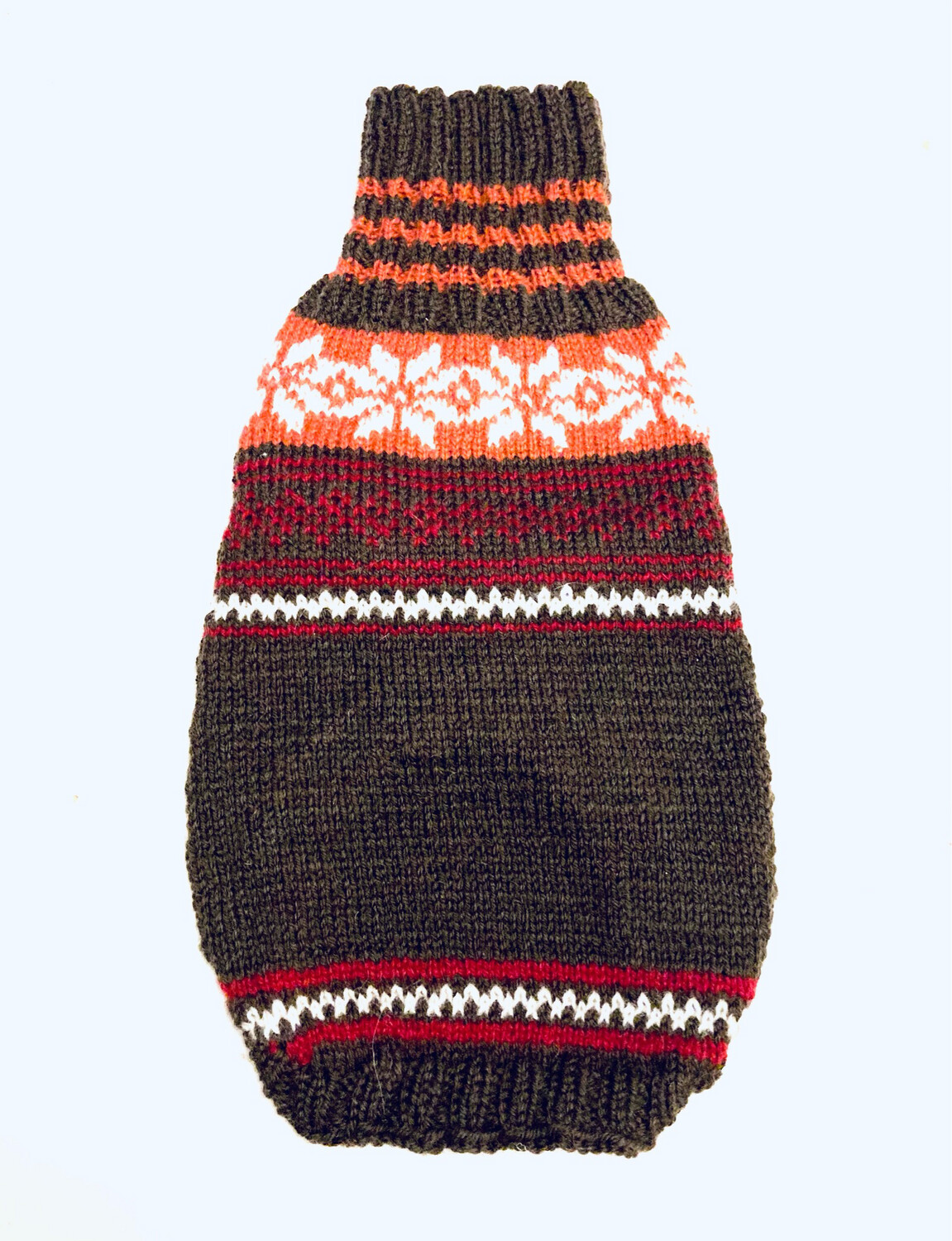Håndstrikket Ullgenser, Lengde 28 Cm, Bryst 34 Cm