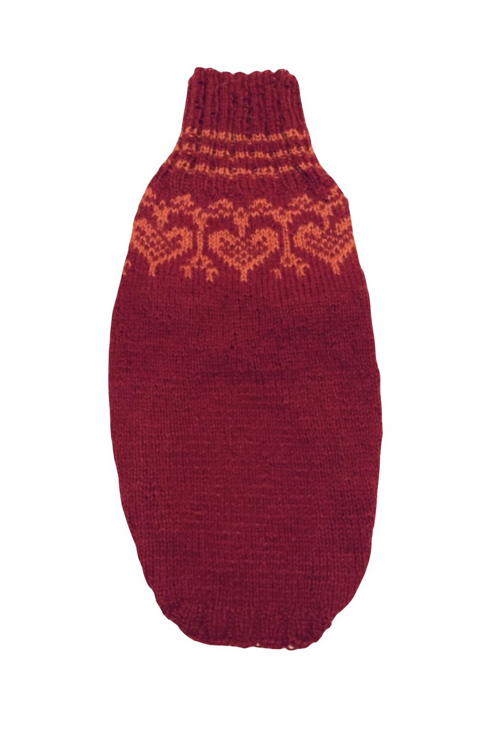 Håndstrikket Ullgenser, Lengde 30 Cm, Bryst 38 Cm