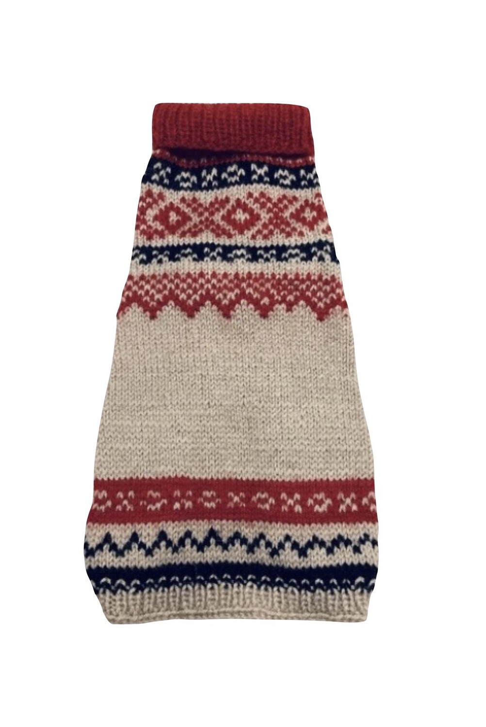 Håndstrikket Ullgenser, Lengde 30 Cm, Bryst 33 Cm