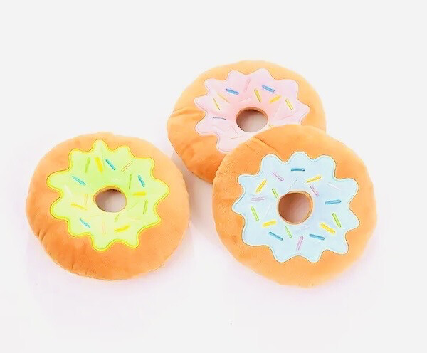 Stor Donut med pip blå