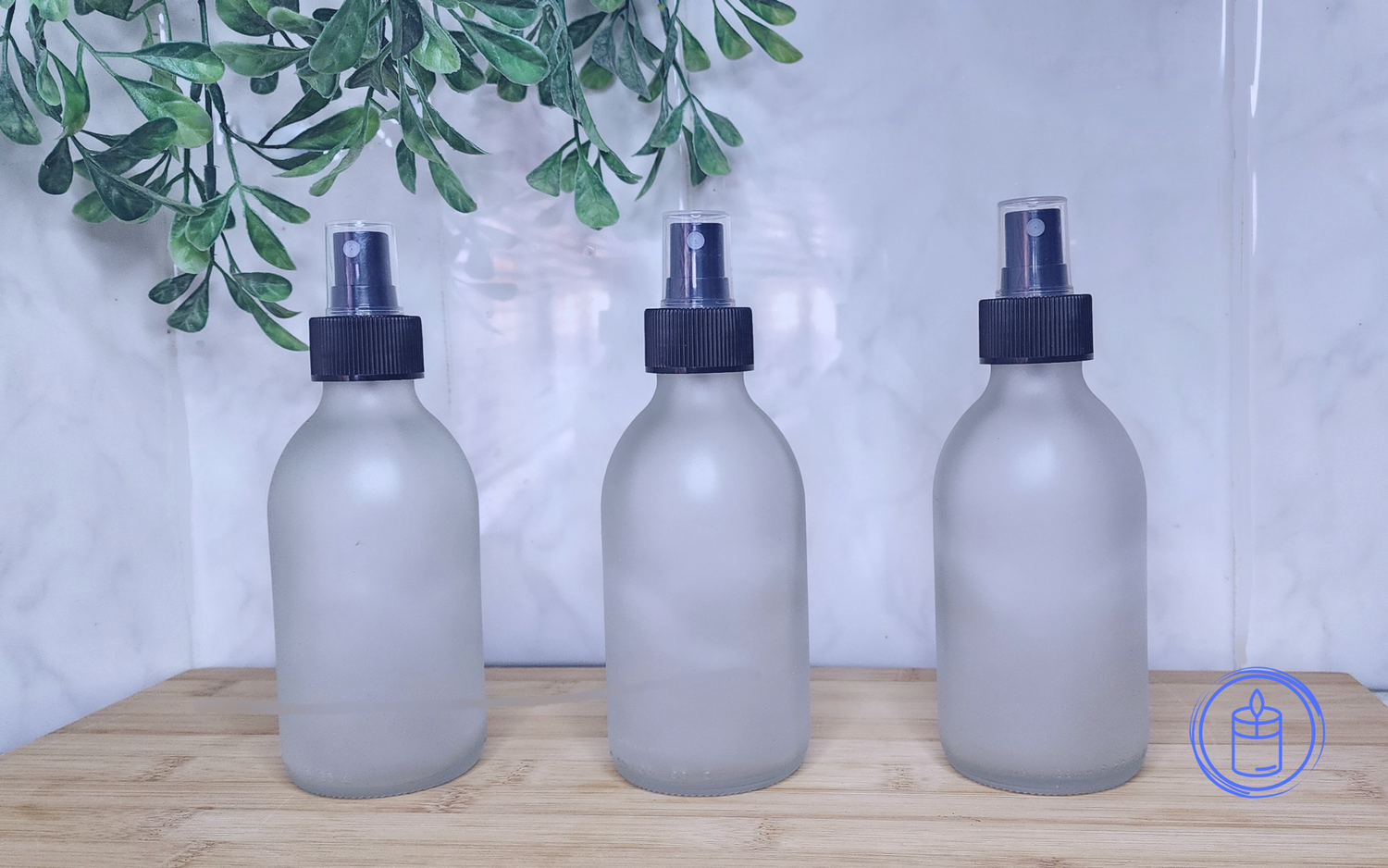200ml Frosted White Bottle