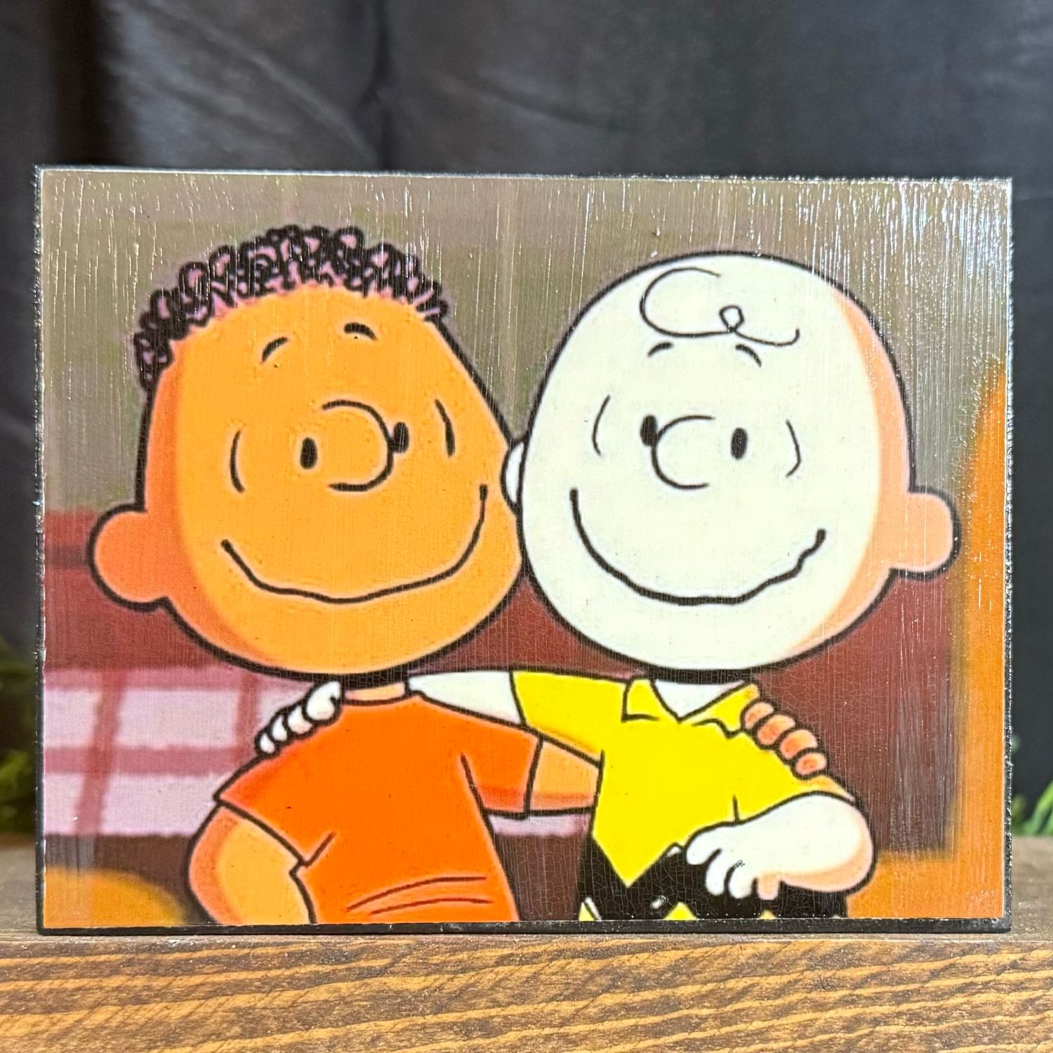 Franklin Armstrong Peanuts home decor block