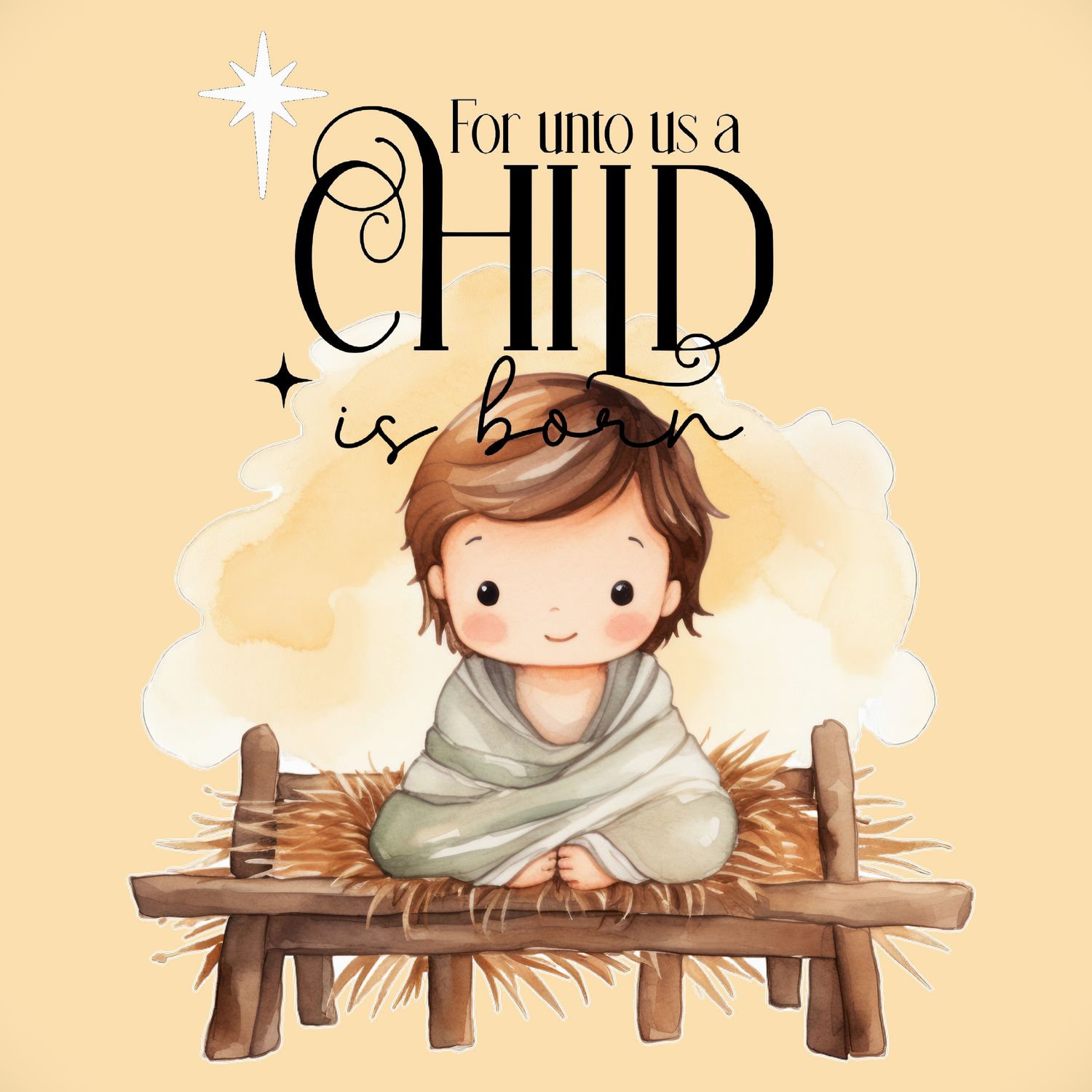 Christmas Nativity home decor blocks