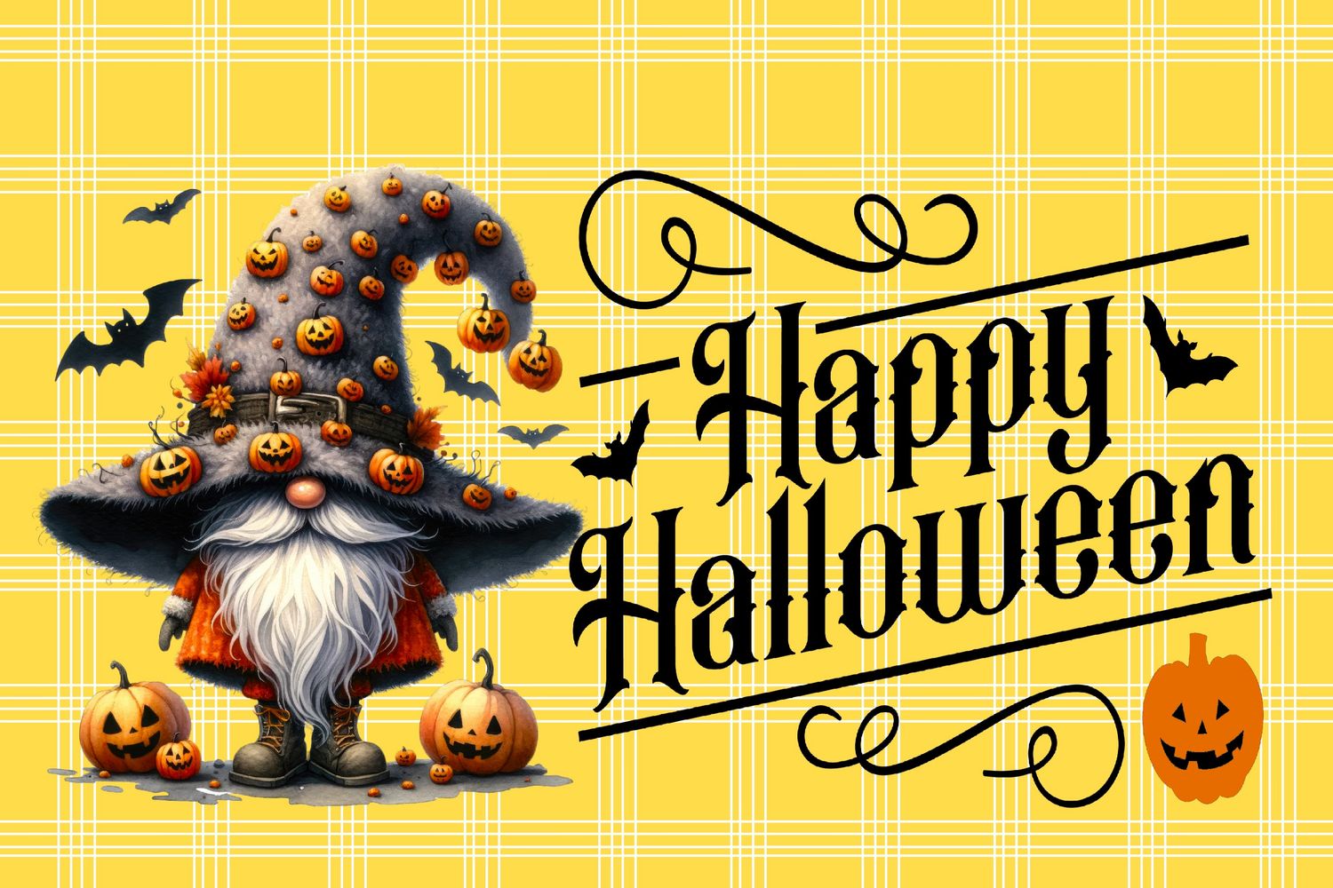 Halloween Gnomes home decor blocks