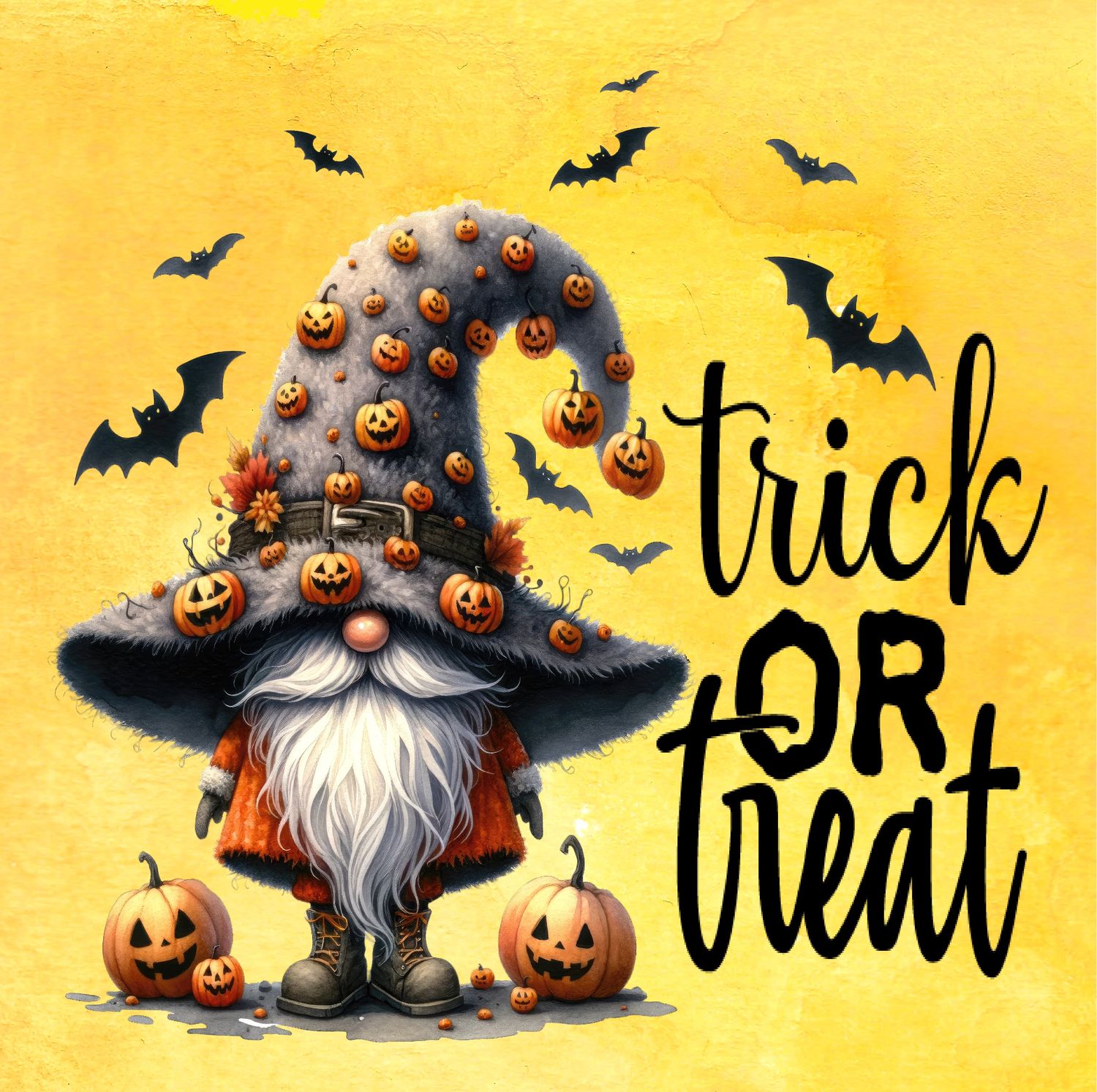 Halloween Gnomes home decor blocks