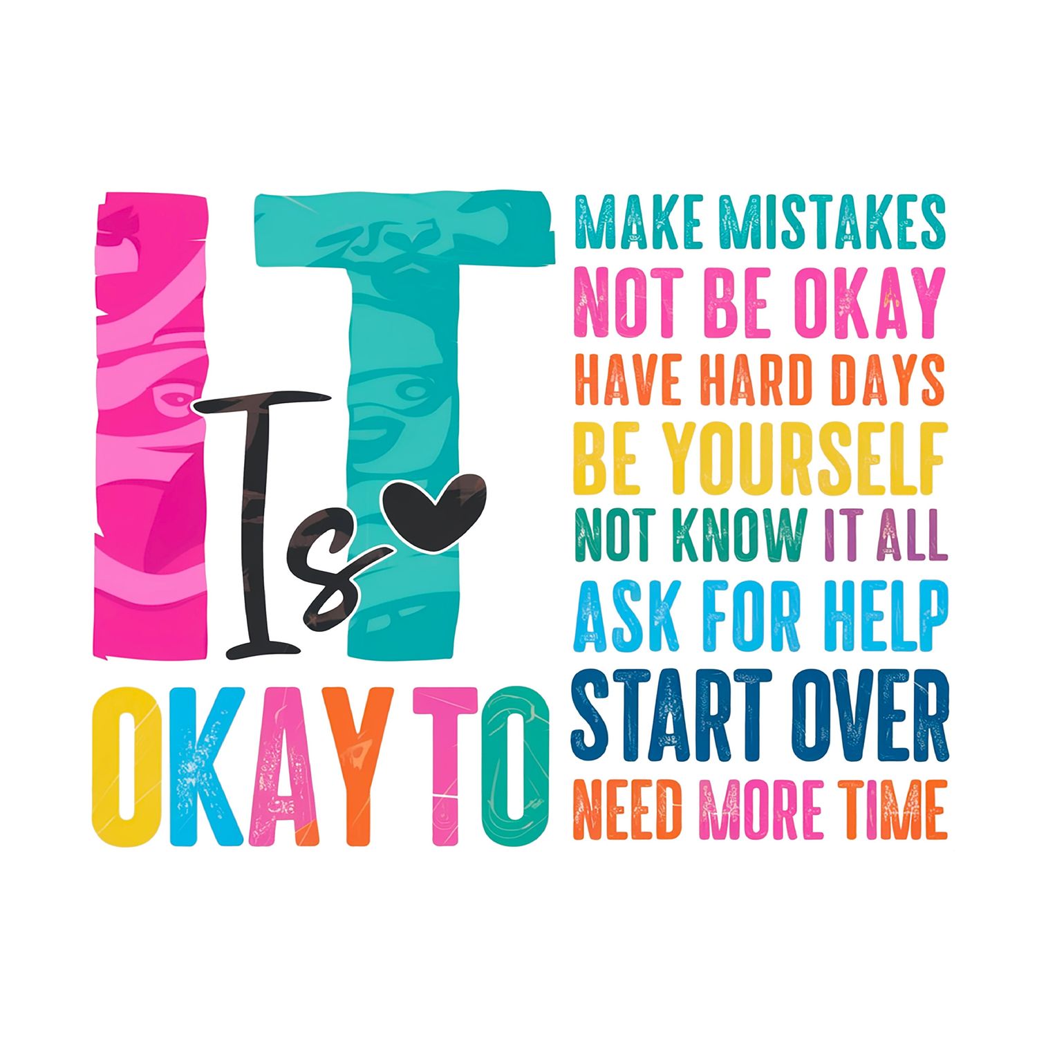 Positivity home decor blocks