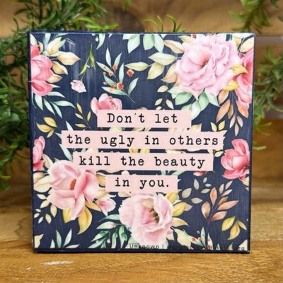 Kindness home decor blocks