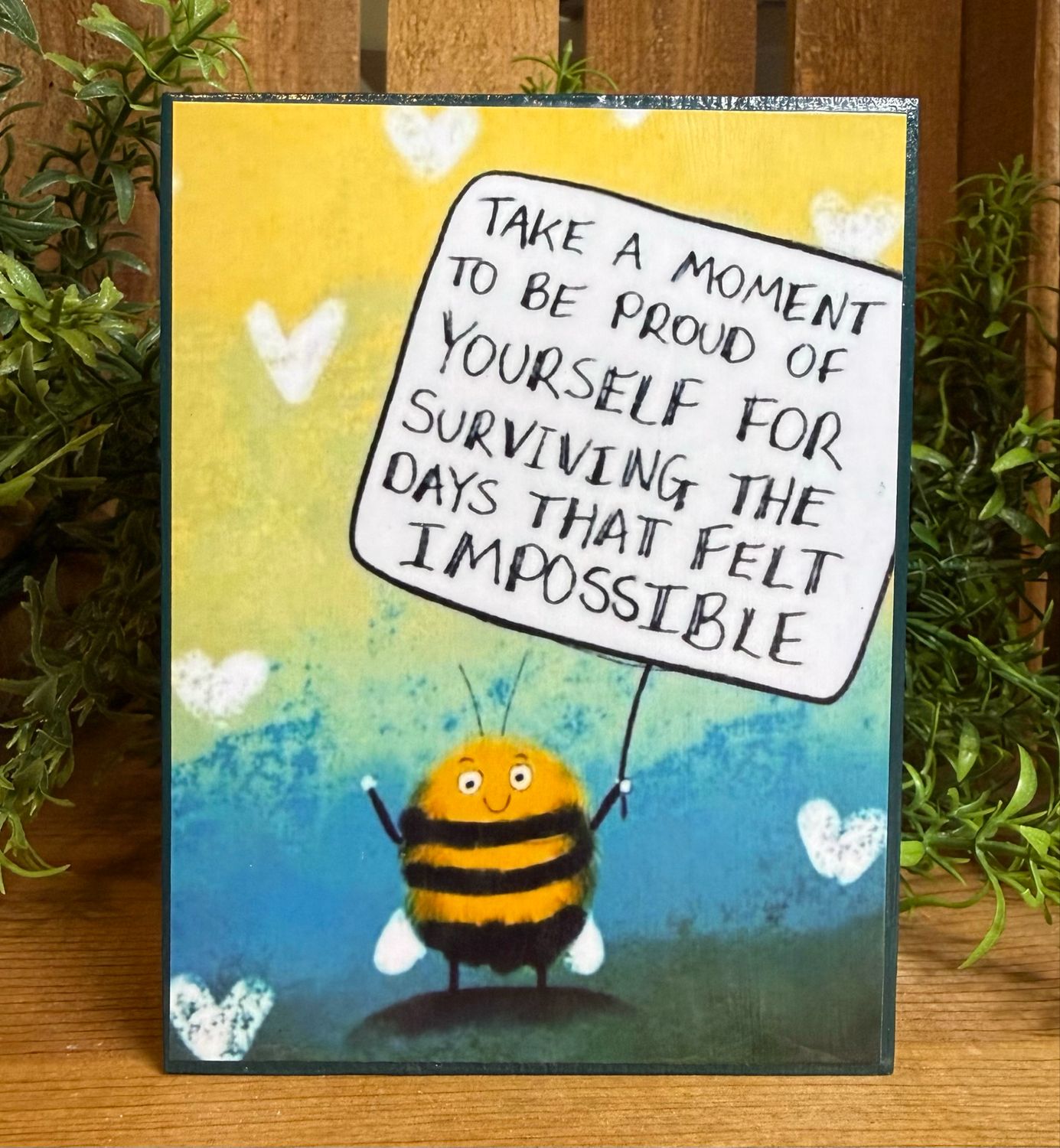 Kindness home decor blocks