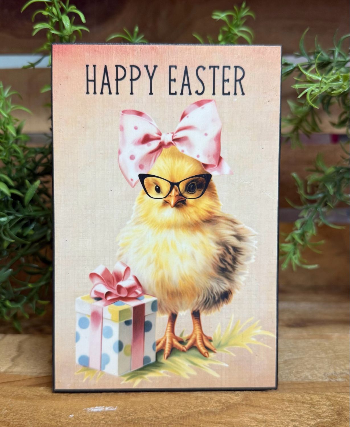 Easter Chicks home decor blocks
