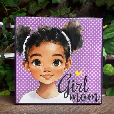 Girl Mom/Boy Mom Mother's Day home decor blocks