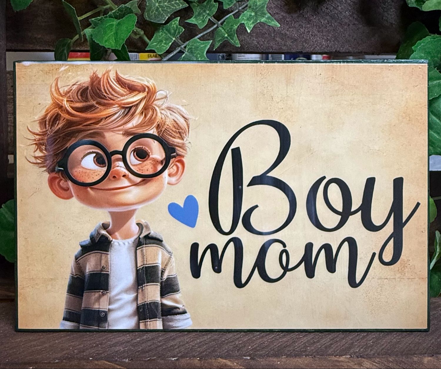 Mother's Day home decor blocks