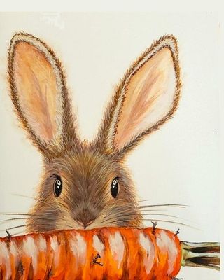 Easter Bunny home decor blocks