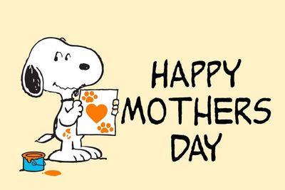 Peanuts Mothers Day home decor blocks