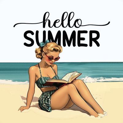 Hello Summer home decor blocks