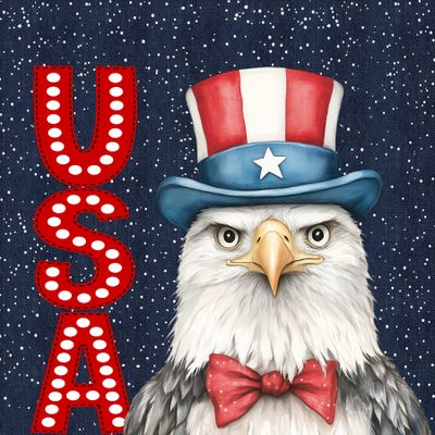 July 4th home decor blocks