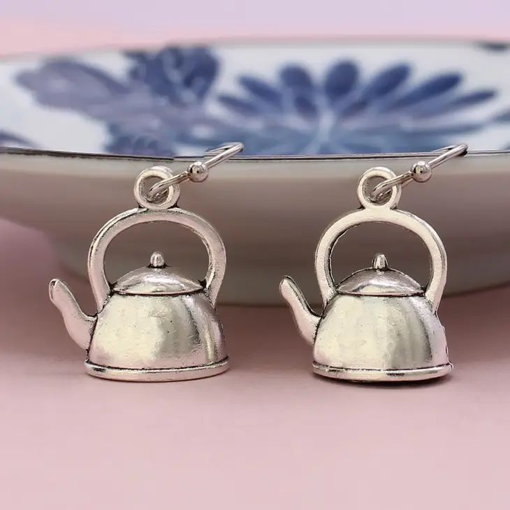 Earrings - Tea Kettle 