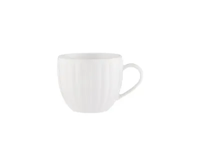 P&amp;K Fluted Mug, White 