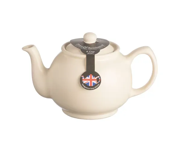 P&amp;K 6 c. Teapot - Matte Cream