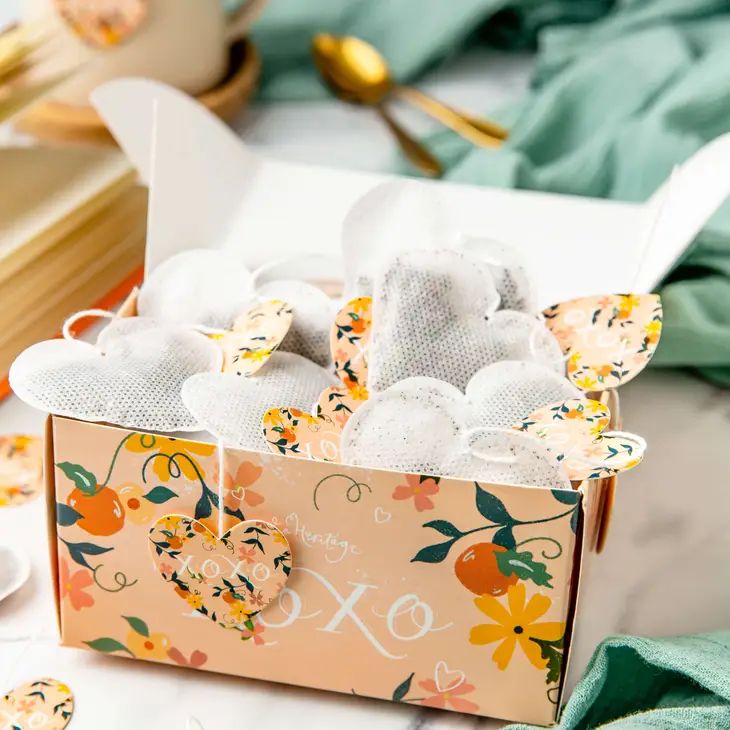 Tea Heritage Heart Sachets  Box/15
